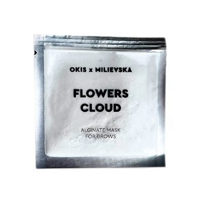 Okis Flowers Cloud x Milievska Альгінатна маска для брів Flowers Cloud, 5шт по 2г в інтернет магазині Beauty Hunter