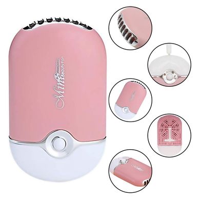 Portable USB fan for eyelash extensions, pink