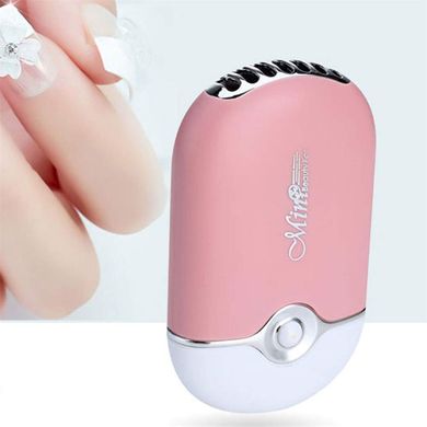 Portable USB fan for eyelash extensions, pink