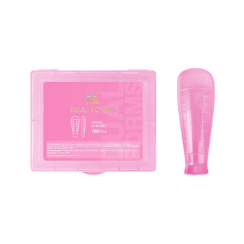 Верхние формы Luna Moon для наращивания, Short Almond, 120 шт в интернет магазине Beauty Hunter