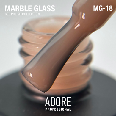 Lakier żelowy Adore Professional do powlekania witraży Szkło marmurowe MG-18 Moonstone peach glaze 8 ml w sklepie internetowym Beauty Hunter