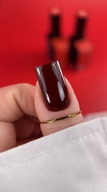 Гель-лак Biblioteka #48 Mahogany - Темний червоно-коричневий, 10 мл в інтернет магазині Beauty Hunter
