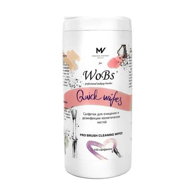 WoBs Cleaning wipes for brushes, 100 pcs