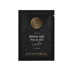 Maxymova Gel for fixing eyebrows Brow Gel Fix&Go Vainilla, in sachet, 1.5 ml