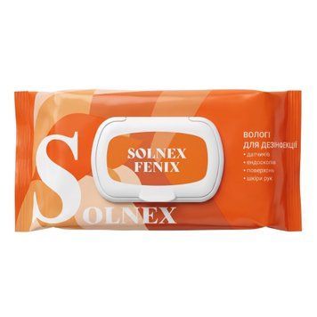 Салфетки дезинфекционные бесспиртовые Solnex Fenix 108 шт в интернет магазине Beauty Hunter