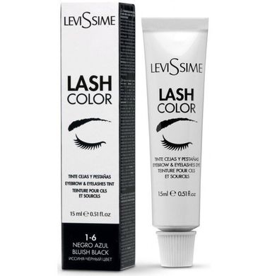 LeviSsime Dye for eyebrows and eyelashes №1.6 Blue-black 15ml