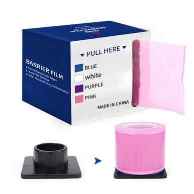 Бар'єрний захист-плівка 10х15 см/1200 шт, рожева в інтернет магазині Beauty Hunter