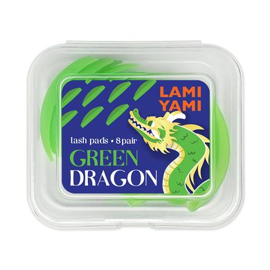 Lami Yami Green Dragon Lash Lamination Pads, 8 pairs