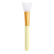 Silicone paddle brush for applying face mask, yellow 1 of 2