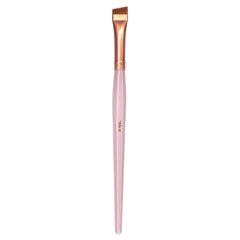 Zola Кисть широкая скошенная для окрашивания бровей 02P, светло-розовая в интернет магазине Beauty Hunter