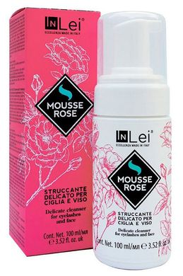 Inlei Delicate make-up remover Mousse Rose, 100 ml