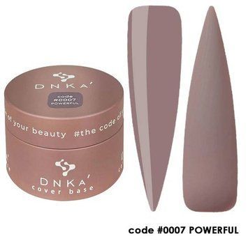 DNKa' camouflage base Cover Rubber Base French №0007 Powerful 30 ml