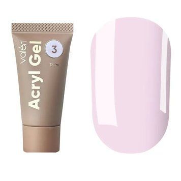 Гель Valeri Acryl Gel №3, 15 мл в интернет магазине Beauty Hunter