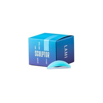 Sculptor Lash Silicone Rollers for Eyelash Lamination Open Look Mix Aqua 4 Pairs