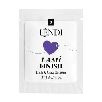 Состав Lendi для ламинирования ресниц и бровей #3 Lami Finish "Lami Like" 3 мл в интернет магазине Beauty Hunter