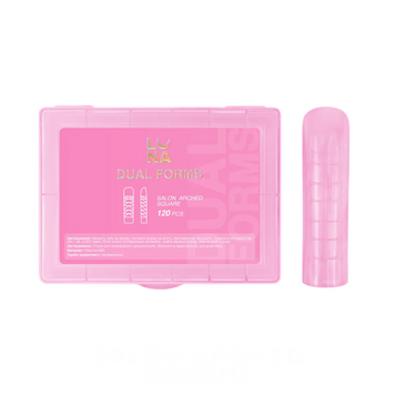 Верхние формы Luna Moon для наращивания, Salon Arched Square, 120 шт в интернет магазине Beauty Hunter