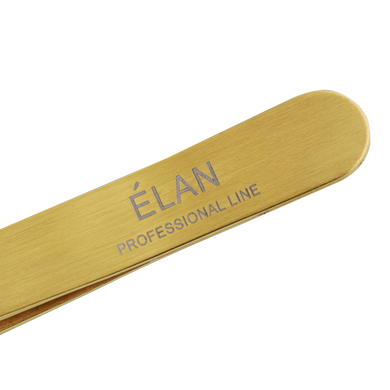 Elan Професійний пінцет для брів Gold в інтернет магазині Beauty Hunter