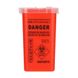 Needle disposal container, red 1 of 2