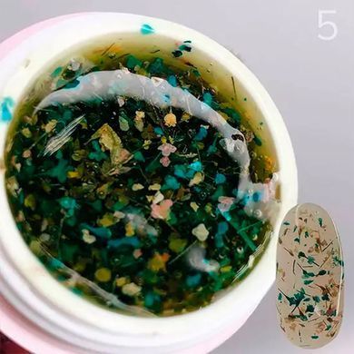 SAGA professional Flower Gel #05 with dried flowers, 5 g