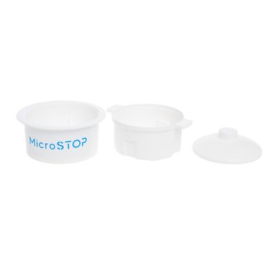 MicroSTOP Box for sterilization and disinfection of manicure instruments, white, 120 ml