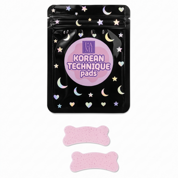 Патчи силиконовые для корейской техники Lami Lashes, розовые, пара в интернет магазине Beauty Hunter