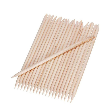 Double-sided orange sticks 11 cm, 50 pcs