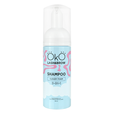 OKO Shampoo Foam for Brows and Eyelashes 3 in 1, 150 ml