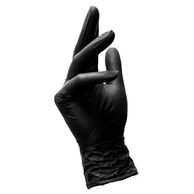Care 365 Premium Nitrile gloves, black, size L, 100 pcs