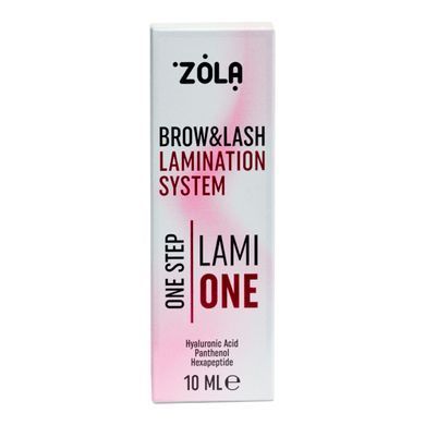 Моносистема Zola для ламинирования бровей и ресниц LAMIONE ONE STEP 10 мл в интернет магазине Beauty Hunter