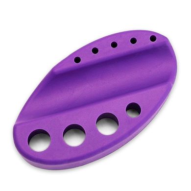 Silicone stand for tattoo machine and caps, purple