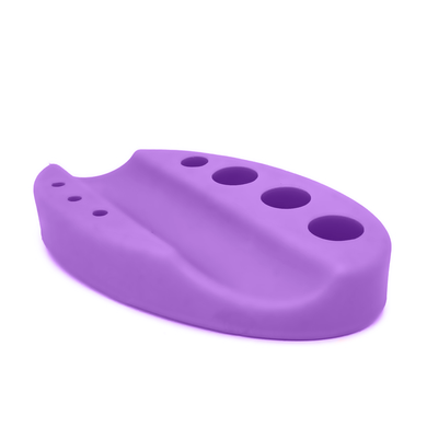 Silicone stand for tattoo machine and caps, Purple