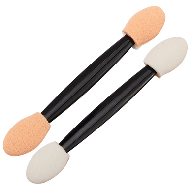 Double-sided eyeshadow applicator