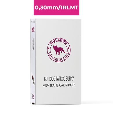 Bulldog White for PMU 0,30/1RLMT tattoo cartridge set, 10 pcs