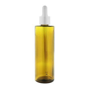 Brązowa szklana butelka z białą pipetą, 100 ml w sklepie internetowym Beauty Hunter