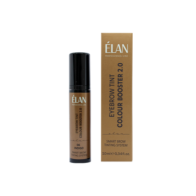 Elan Booster concentrate color enhancer for eyebrow paint Color Booster 2.0, 06 Indigo, 10 ml