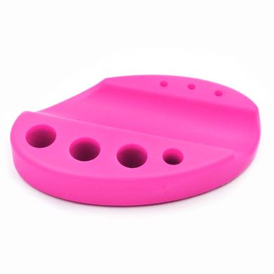Silicone stand for tattoo machine and caps, pink