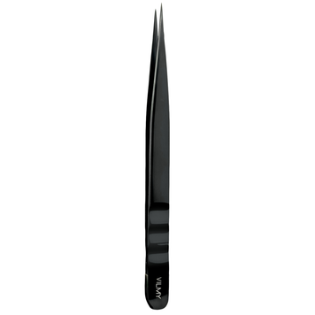 Pęseta do rzęs Vilmy, prosta, czarna, V-14b w sklepie internetowym Beauty Hunter
