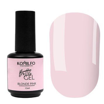 Жидкий гель Komilfo Bottle Gel HEMA/TPO free, Blonde Pink, 15 мл в интернет магазине Beauty Hunter