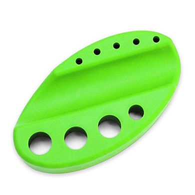 Silicone stand for tattoo machine and caps, green