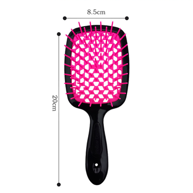 Hollow Comb Grzebień do włos&oacute;w, środek malinowy, rączka czarna w sklepie internetowym Beauty Hunter