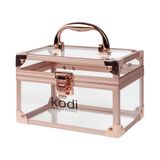 Kodi Кейс №12 (прозрачный, рамка розовое золото)