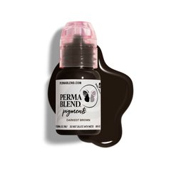 Perma Blend Пігмент для татуажу, Darkest Brown, 15мл в інтернет магазині Beauty Hunter