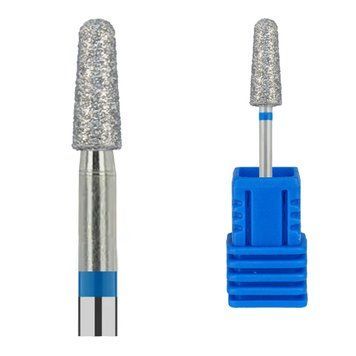 Obcinacz do paznokci Kraken, diamentowy zaokrąglony stożek z niebieskim nacięciem 4,0*1,2 mm w sklepie internetowym Beauty Hunter