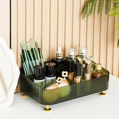Emerald Green Cosmetics & Brush Organizer