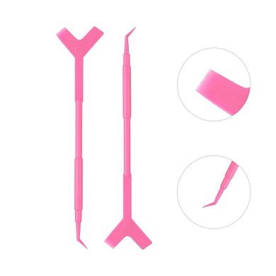 Багатофункціональний інструмент для ламінування вій МФІ, двосторонній, рожевий в інтернет магазині Beauty Hunter