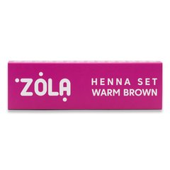 Box mini henna ZOLA Ciepły Brąz 4szt*2,5g w sklepie internetowym Beauty Hunter