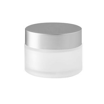 Słoik szklany z pokrywką srebrną, matowy, 30 ml w sklepie internetowym Beauty Hunter