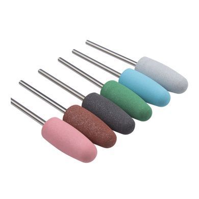 Silicone nail filer for filing and polishing nails, white, 10*24 mm