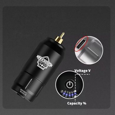 Беспроводной блок питания Rocket Tattoo Batteries 1200 mAh Red в интернет магазине Beauty Hunter