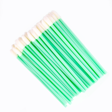 Macrobrush for lips, light green, 50 pcs.